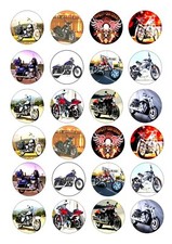 24 MOTOR BIKE BIKES  CUPCAKE