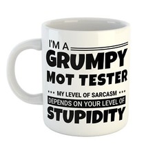 PERSONALISED GRUMPY MOT TESTER