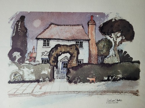 Graham clarke 1983 print - clarke,