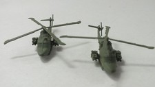 2x 6mm GHQ AC51 British AH7 Lynx Attack Helicopters