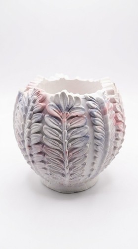 Handmade white cement leaf - handmade,