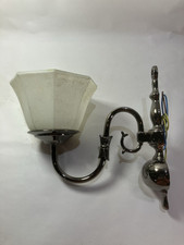 Flemish Wall Light Scone With Glass Shade