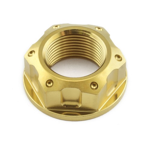 Stainless steel axle nut m22 - axle,
