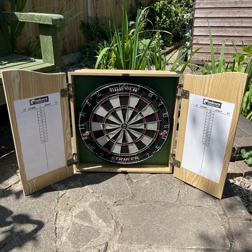 Dartboard cabinet set pdc - dartboard,