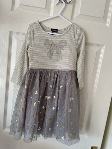 Jona michelle grey bow dress - michelle,