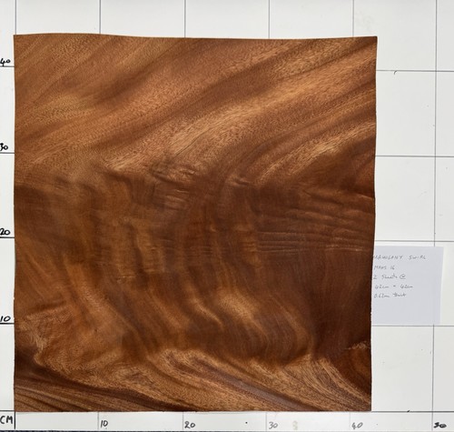 Mahogany swirl real wood - real,
