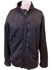 Firetrap Black Quilted Jacket UK XL with Zip Pockets for Men