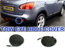 FOR NISSAN QASHQAI 2007-2014 REAR BUMPER TOW EYE HOLE COVER HOOK CAP TOWING TRIM