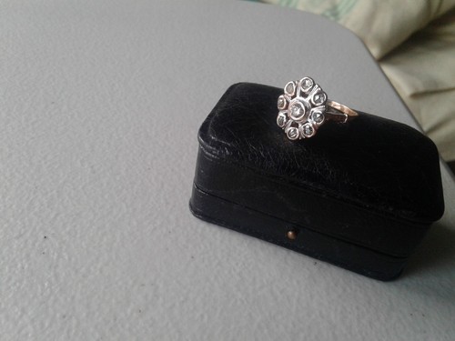 Edwardian 14ct gold rose cut - gold,