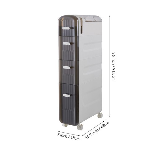 Tiers tall cabinet slim - tiers,