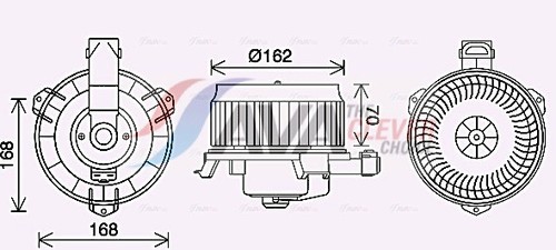 Electric blower motor ava - blower,