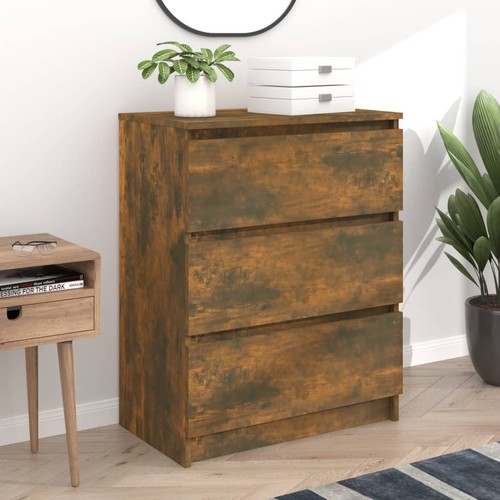 Sideboard smoked oak 60x35x76 - smoked,
