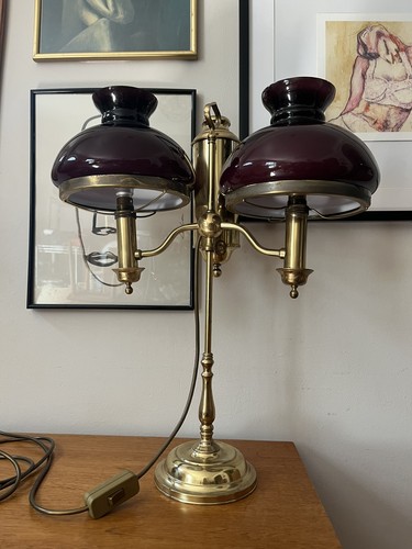 Vintage antique dual brass - vintage,