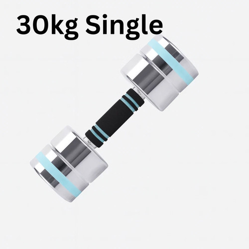 30kg dumbbell chrome - dumbbell,