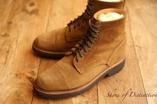 Grenson Tan Brown Suede Derby