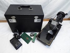 Singer Featherweight Quilting Sewing Machine 1955 221-1 Portable + Bobbin Holder