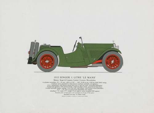 Singer litre le mans - litre, mans"