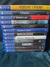 PlayStation 4 (PS4) 12 Game Bundle (Very Good Conditon)