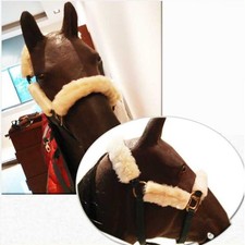 Chin Noseband Cover Fleece Sleeve  Comfort Lambskin 4pcs