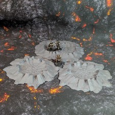 3 x Craters - 28mm Wargaming