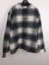 M&S Mens Fleece Check Collared