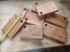 Small English Walnut chopping serving boards 23cm x 15cm x 2.8cm