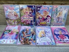 8 Barbie DVDs Princess Power