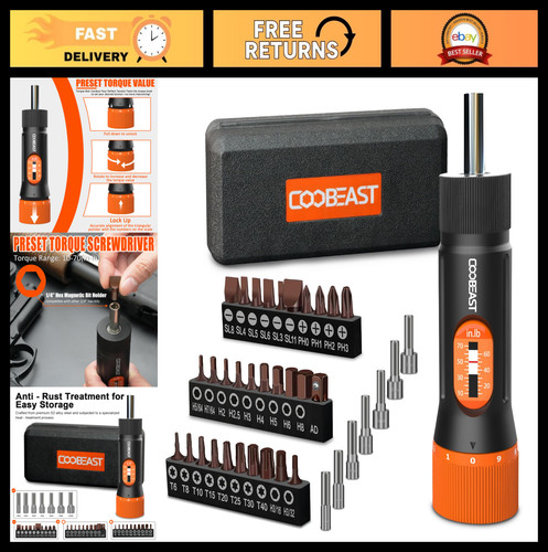 38pcs drive torque - 1/4",