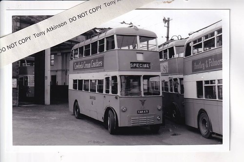 Bradford trolley bus aec - trolley,