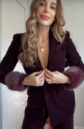 Zara velvet blazer - xl, with