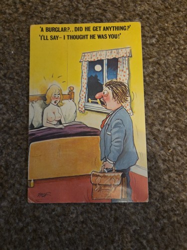 Saucy postcard used - saucy,