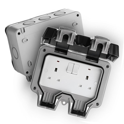 Outdoor rcd mains socket - outdoor,