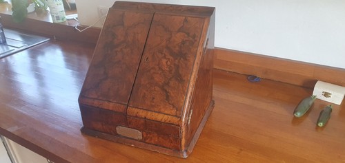 Antique burr walnut stationary - burr,