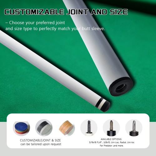 Customized billiard cue shaft - billiard,