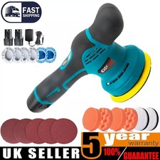 Cordless Car Polisher Buffer Sander Machine Pads Polishing  Kit +2x Batteries