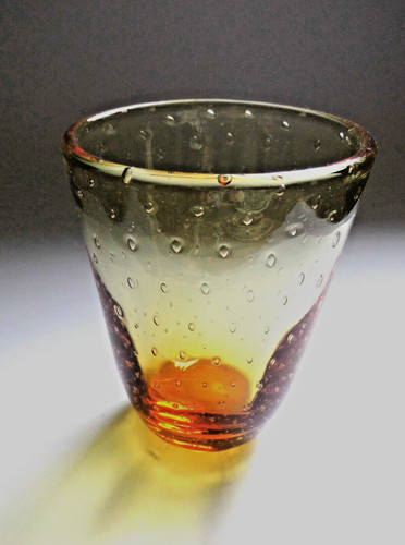 Whitefriars art glass vase - art,