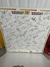 Racing Legends Signature Boards Stirling Moss Carl Fogharty Phil Read RR Legends