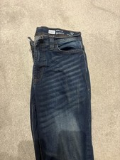 Mens Blue Skinny Jeans W30 L32