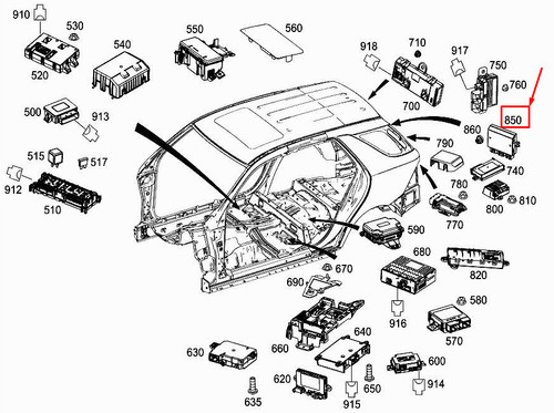 Mercedes benz w166 rear - ml,