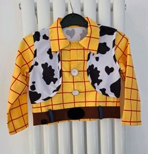 M&S Woody Toy Story Costume Shirt Tshirt Cowboy Halloween Fancy Dress Age 5-6