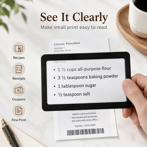 Book magnifier for - magnifier, reading