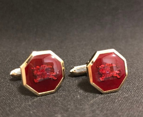 Burberry cufflinks enamel - burberry,