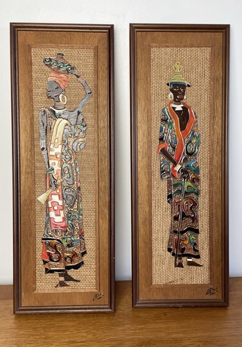 Mid century enamel copper - enamel,