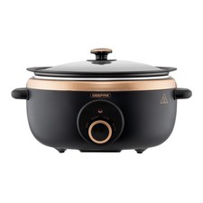 GEEPAS Slow Cooker 6.5L 3 Heat