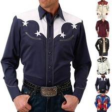 🥼Mens Western Cowboy Shirts