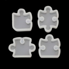 4Pcs Puzzle Gemstone Crystal