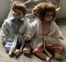 Vintage Collectable Twin Dolls