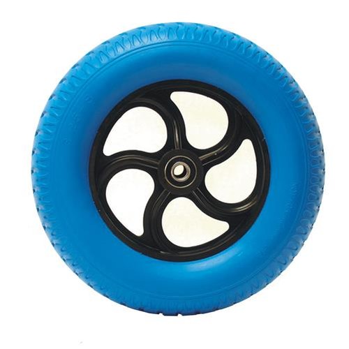 Puncture proof blue wheel - proof,