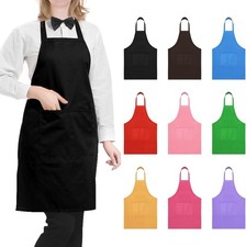 Adult Apron Men's Ladies Butcher Cooking Baking Kitchen BBQ Catering Chef Plain