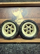 (2) Vintage Front Tamiya Off-Roader Wheels Tamiya Frog Beetle !!